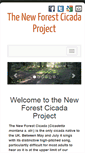 Mobile Screenshot of newforestcicada.info